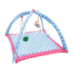 Pet Hammock Cat Breathable Fun Bell Toy Bed Cat Tent