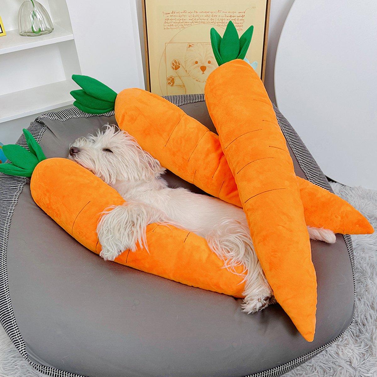 Durable Pet Carrot Toy for Chewing and Play Dog Toy