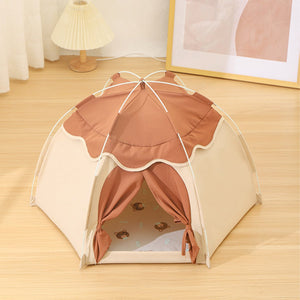 Cat Bed Tent Dog House Breathable Indoor Pet Bed