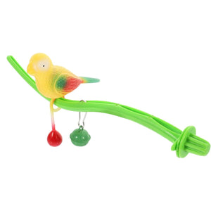 Colorful Plastic Bird Perch Toy Bird Cage Stand