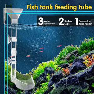 Aquarium Feeding Tube Floating Feeding Ring Shrimp Feeder