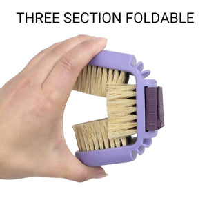 Oval Bendable Horse Grooming Brush for Cleaning Shedding Massage Care Supplies