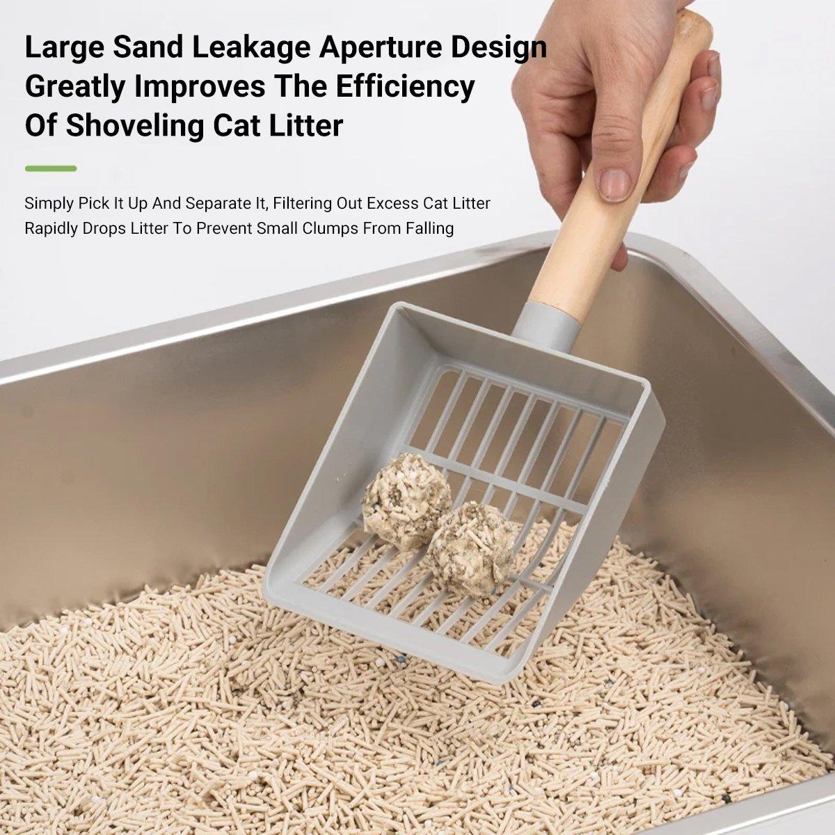 Stainless Steel Cat Litter Box Leak-proof Sand Large Space Litter Box