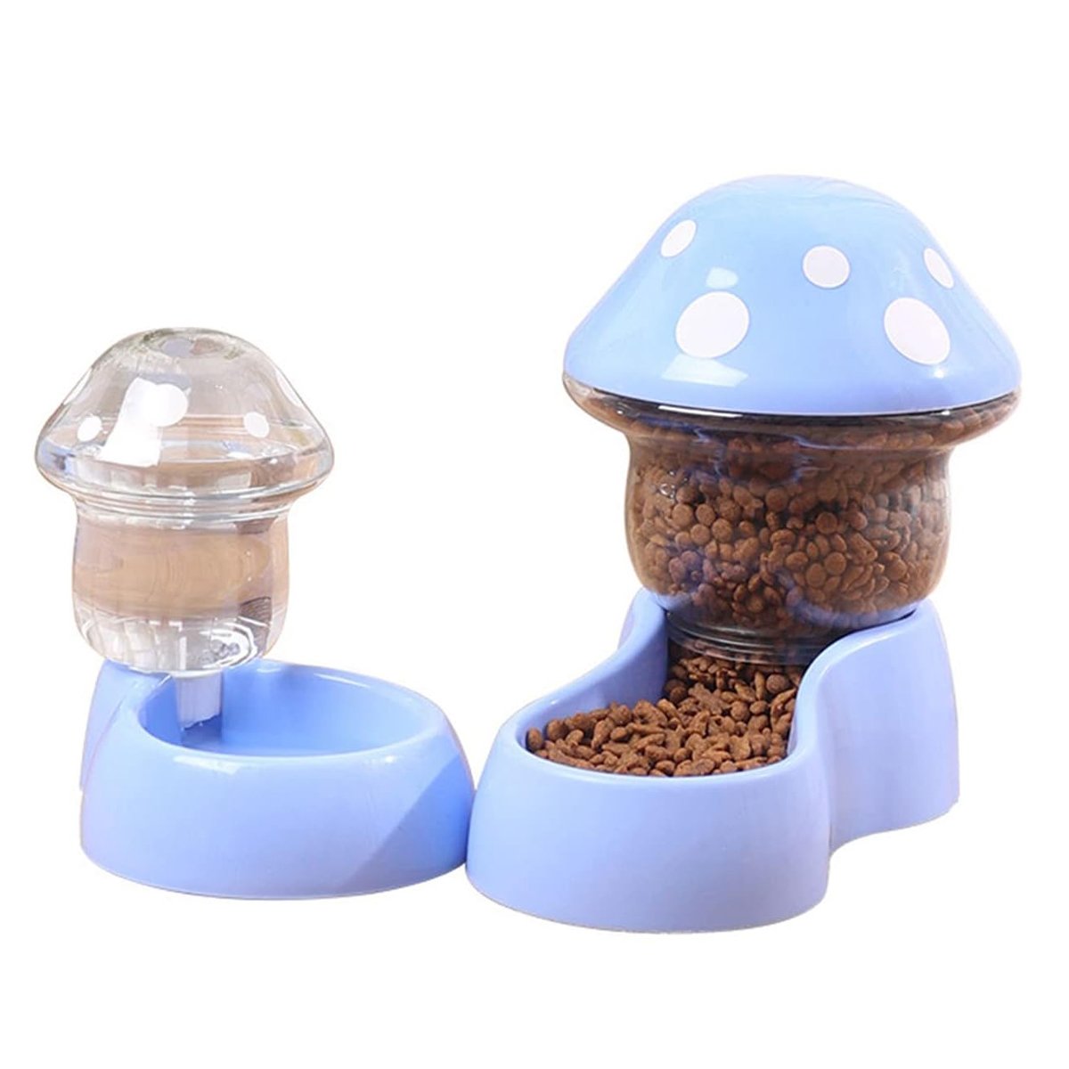 Mushroom Pet Bowl Dual-Use Food & Water Bowl