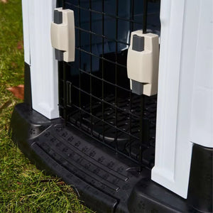 Dog Kennel Four Seasons Sunscreen Rainproof Outdoor Pet Shelter with Toilet