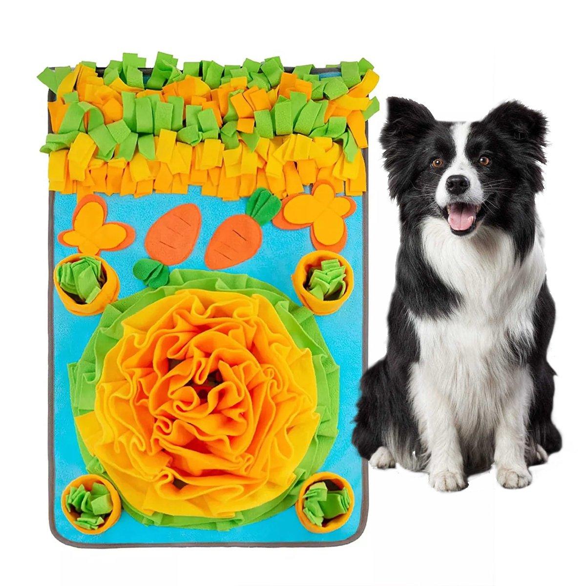 Interactive Pet Sniff Mat Dog Slow Feeder Toy Anti Choke Training Food Bowl Mat