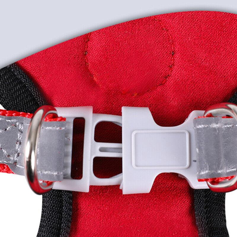 Soft Reflective Dog Vest Harness with Leash for Safe Walks