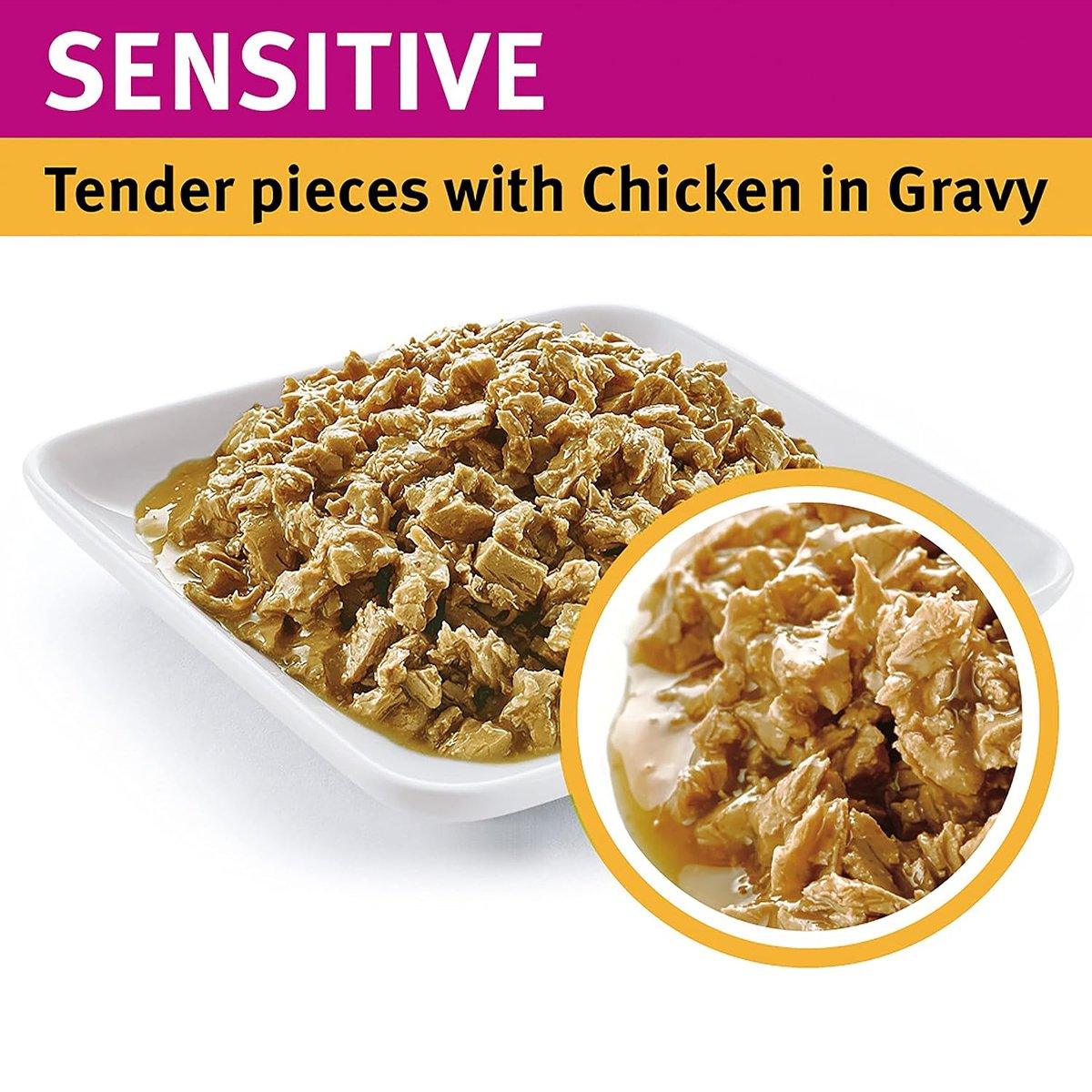 Pro Plan Adult Sensitive Wet Cat Food Chicken in Gravy 85g*12