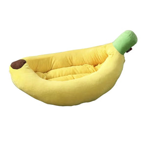 Cute Banana Shape Pet Bed Winter Warm Dog Cat Kennel