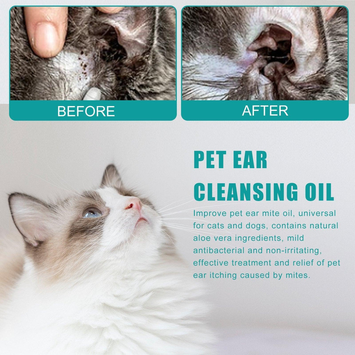 Pet Ear Cleaning Oil Cats And Dogs Ear Cleaning Ear Cleaning Ear Cleaning Oil