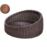 Rattan Cat Bed Open Cat House Summer Bed for Cats Pet Supplies