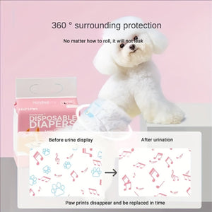 Dog Pet Diaper Physiological Pants Safety Underwear for Puppy Incontinence