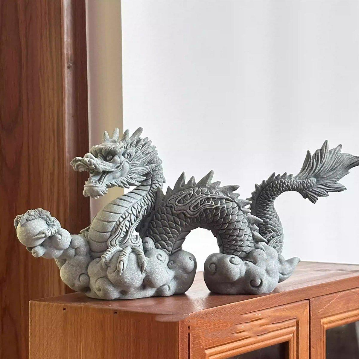 Imitation Bluestone Swiss Beast Ornament Feng Shui Decoration for Home & Garden