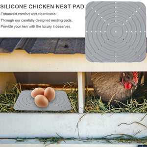 Durable and Washable Silicone Nest Bedding for Chicken Coops