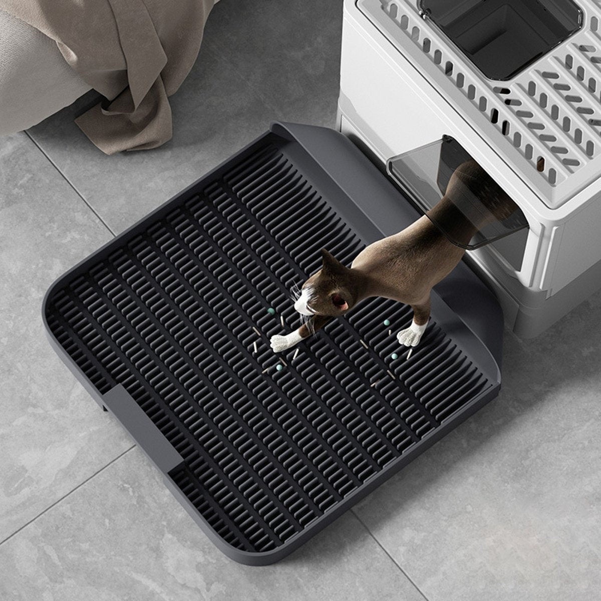 Cat Litter Pedal Pet Litter Box Mat