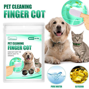 20pcs Maintain Pet Dental Health with Pet Tooth Cleaning Finger Sets