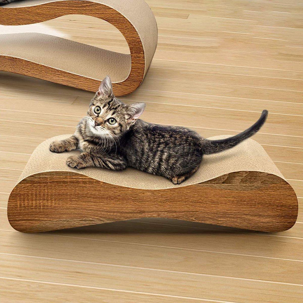 2-in-1 Cat Scratching Post & Lounger