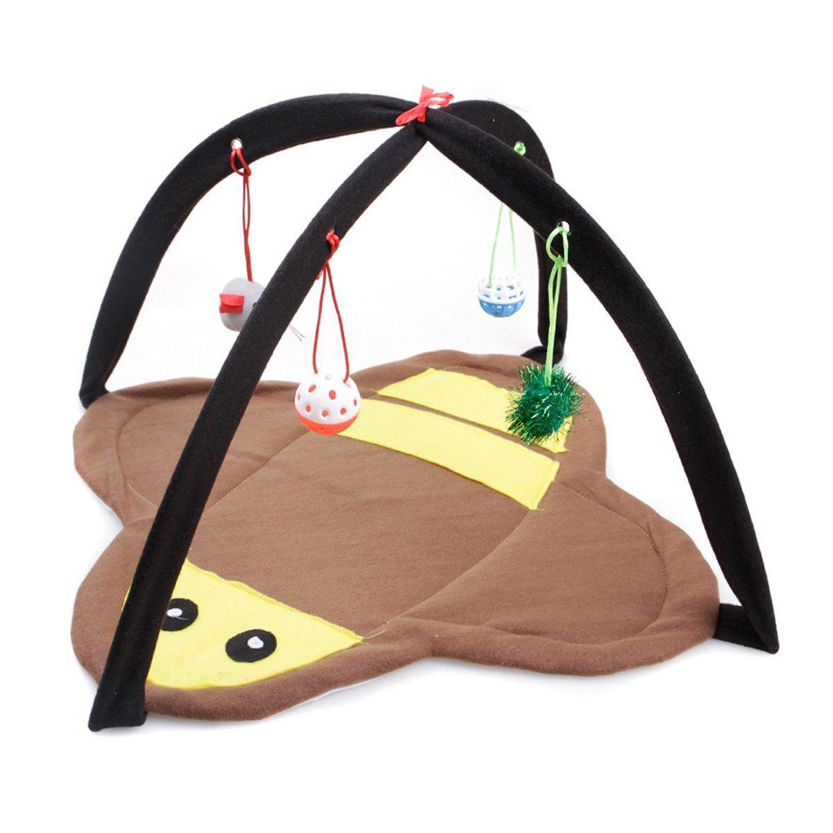 Pet Hammock Cat Breathable Fun Bell Toy Bed Cat Tent