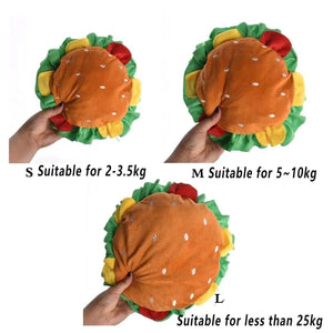 Pet Hamburger Headgear for Cats & Small Dogs