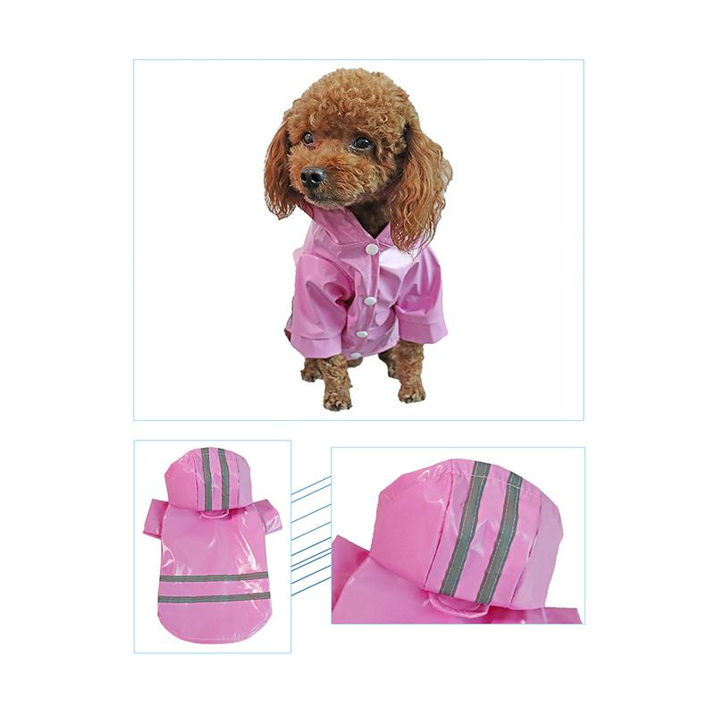 Outdoor Hoodies Jacket Waterproof Pet Dog Clothes Puppy Raincoat Rain Coat