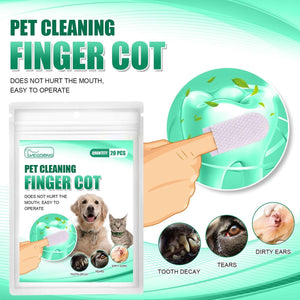 20pcs Maintain Pet Dental Health with Pet Tooth Cleaning Finger Sets