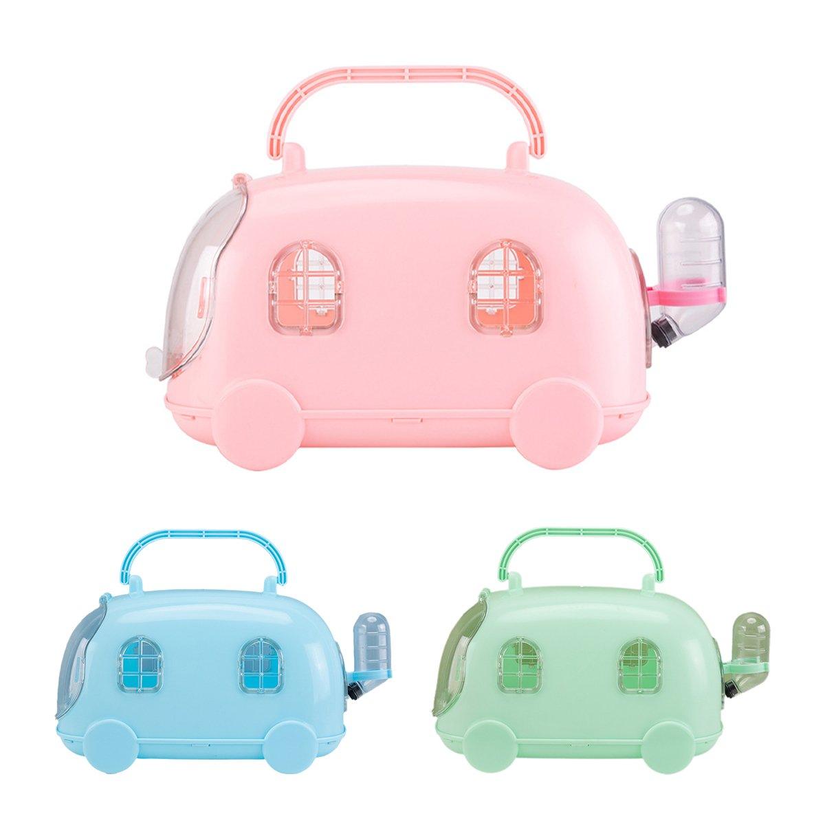 Small Pet Portable Travel Cage Lightweight Cute Design 3 Colors