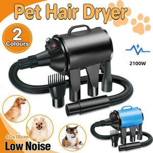 Pet Hair Dryer 2100W 2 Colours