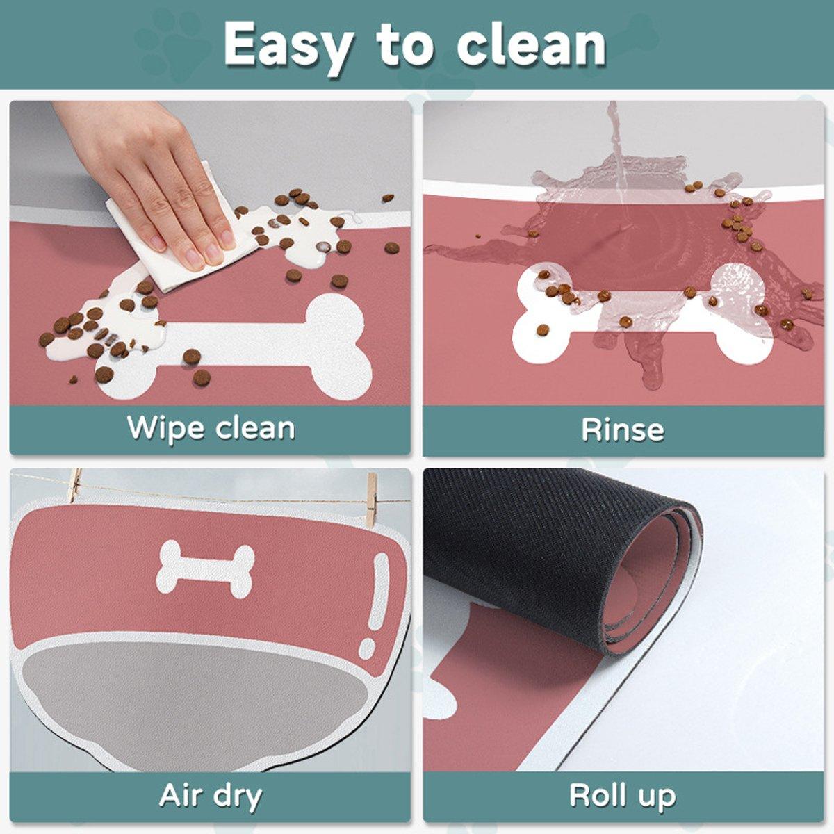 Absorbent Quick Dry Pet Floor Mats Easy Care Non Slip Dog Cat Mat