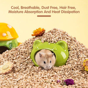 Plants Corncob Bedding Nest Pad for Hamster Rabbit Hedgehog