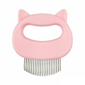 1-3xRelaxing Cat Comb Massager Pet Grooming Brush Dog Hair Removal Open KnotTool