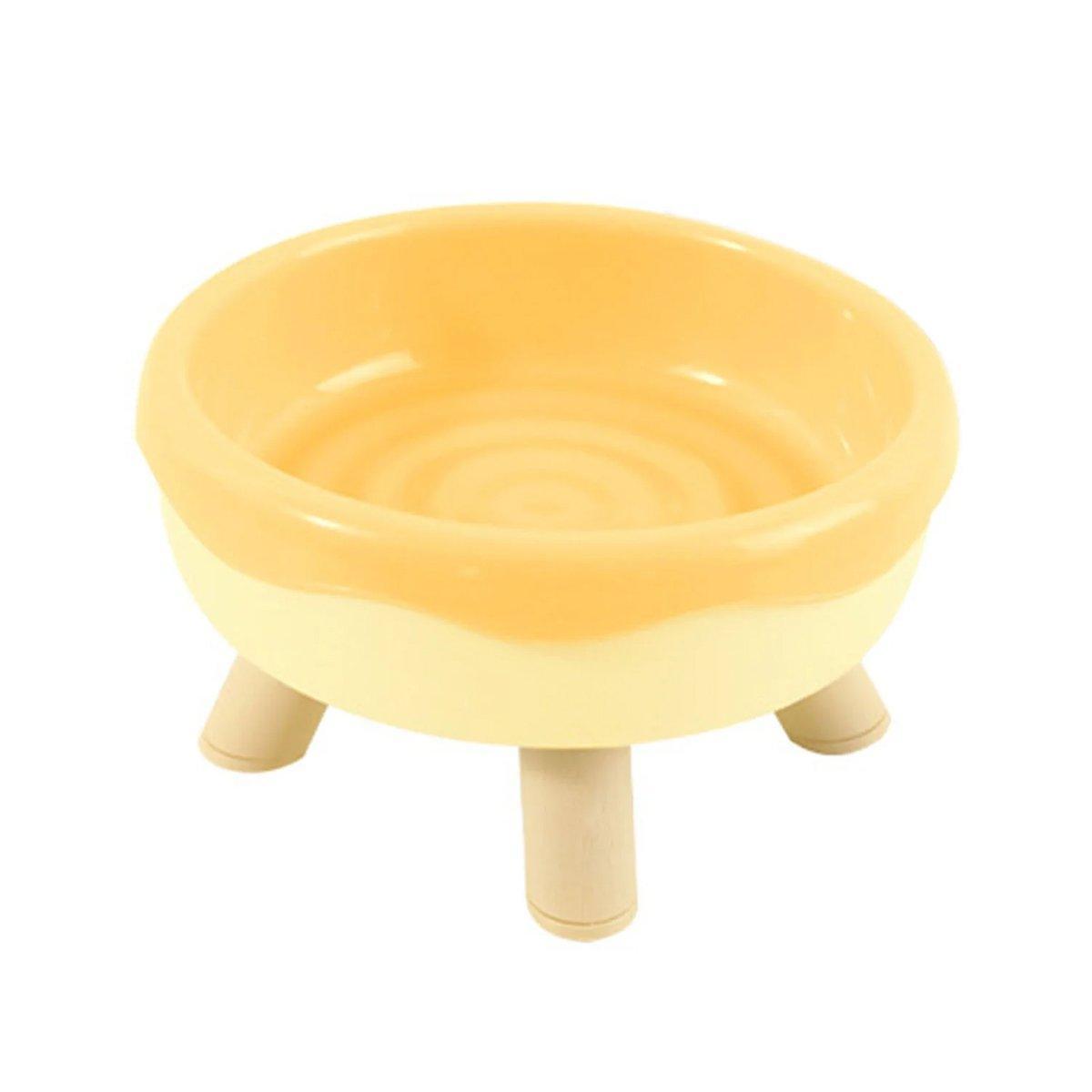 Cat Bowl Donut Cat Food Basin Anti-knock Drinking Bowl