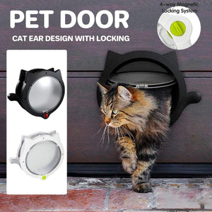 Cat Ear Door Pet Door Cat Door Opening Pet Dog Door