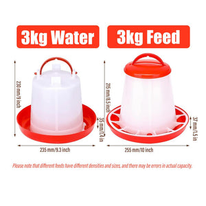 Automatic Chicken Bird Chook Poultry Feeder Drinker Chicken  Poultry Waterer