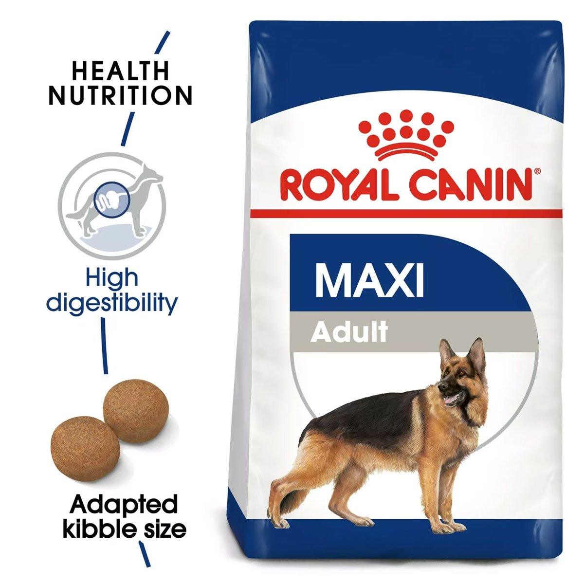 Royal Canin Maxi Adult Dry Dog Food 4kg/15kg