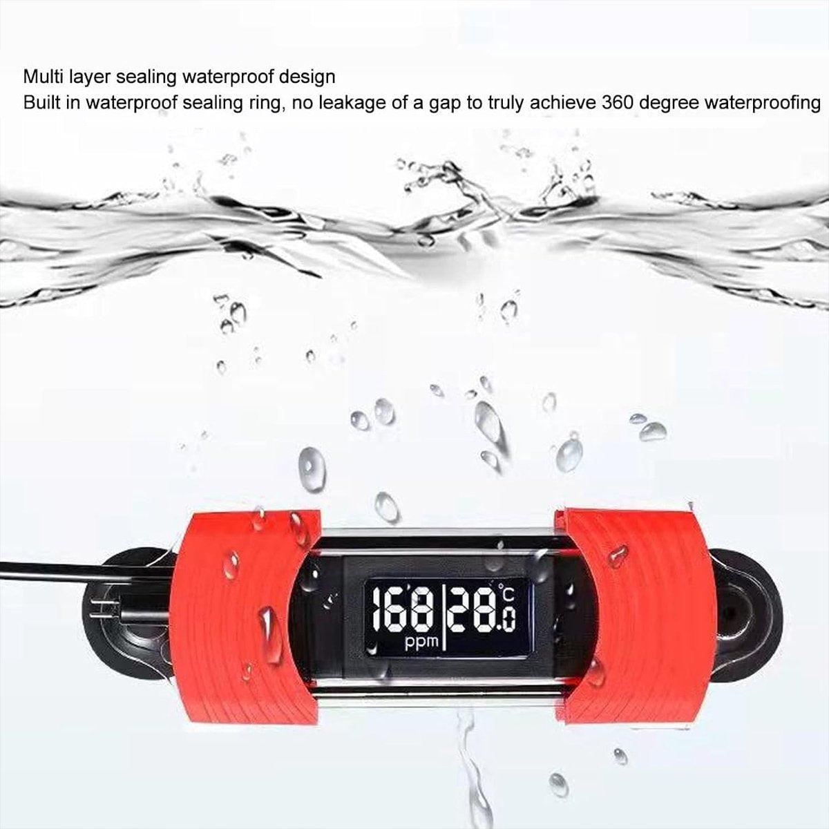 Fish Tank Calibration Thermometer Double Display Temperature Screen Clear