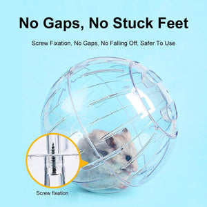 Hamster Running Ball Wheel Exercise Roller Toy Supplies Outside Cage Activity