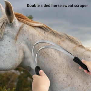 Horses Serrated Horses Sweat Scraping Iron Sweat Scraping Horses Water Scraping Itching Appliance