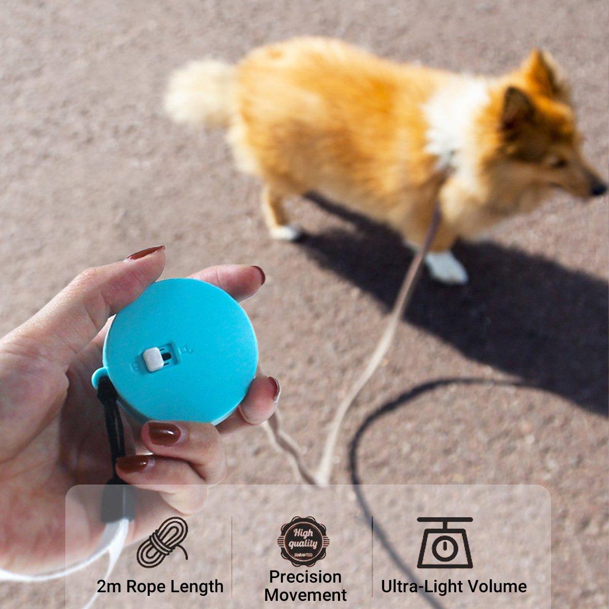 Pet Retractable Traction Rope Durable Dog Leash with 360° Buckle Easy Control