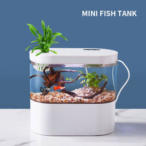 Mini Self-Circulating Desktop Small Fish Tank