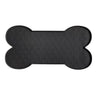 Silicone Pet Feeding Food Mat Bone Waterproof Non-slip Cat Dog Bowl Placemat Dish