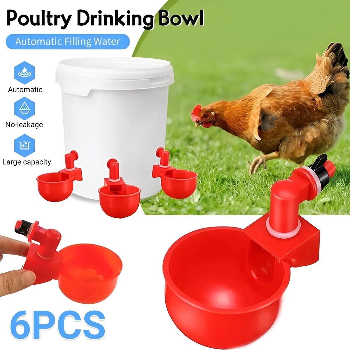 Automatic Poultry Water Feeder Hygienic Water Supply for Chickens