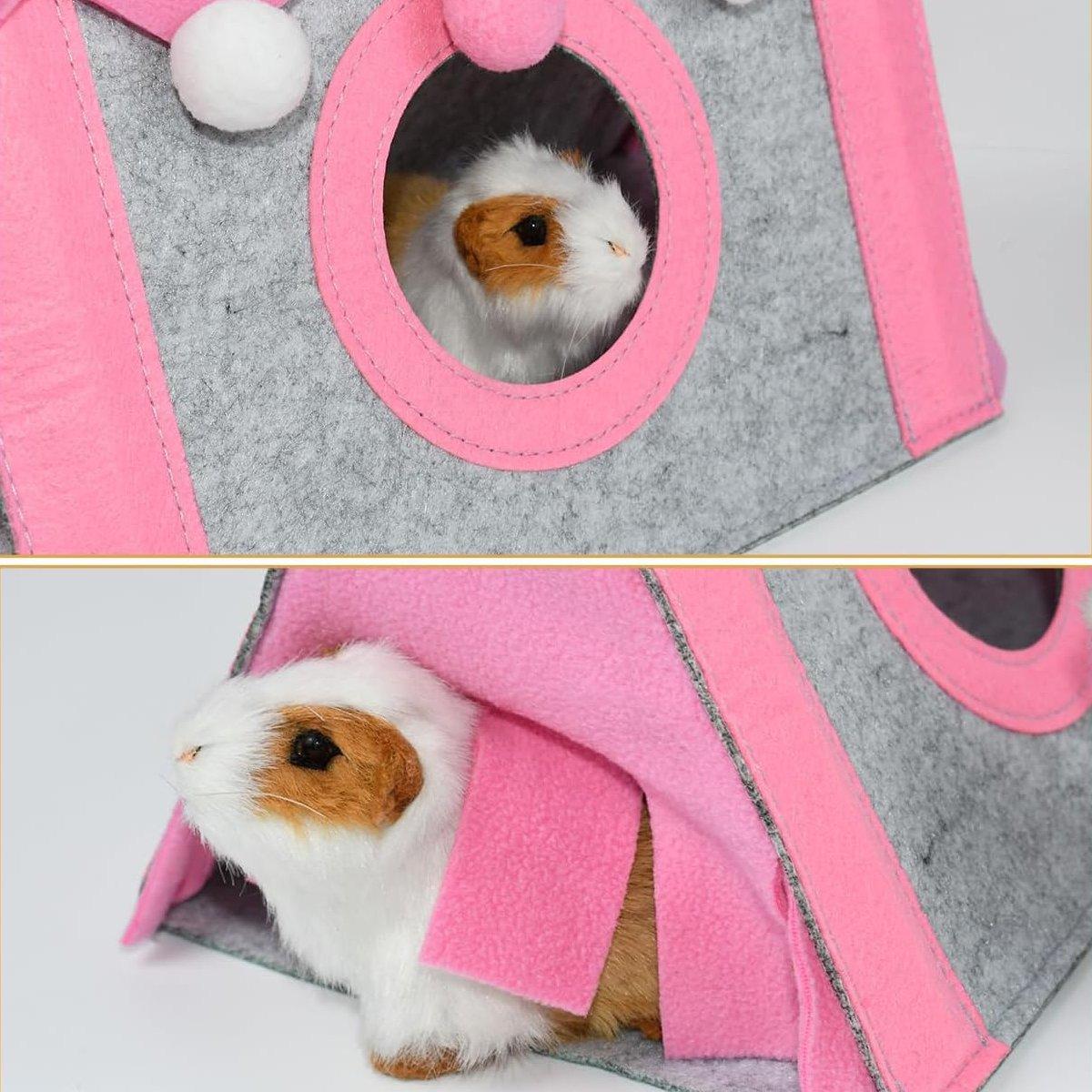 Cozy Hamster Tent - Colorful and Fun Hideaway for Small Pets