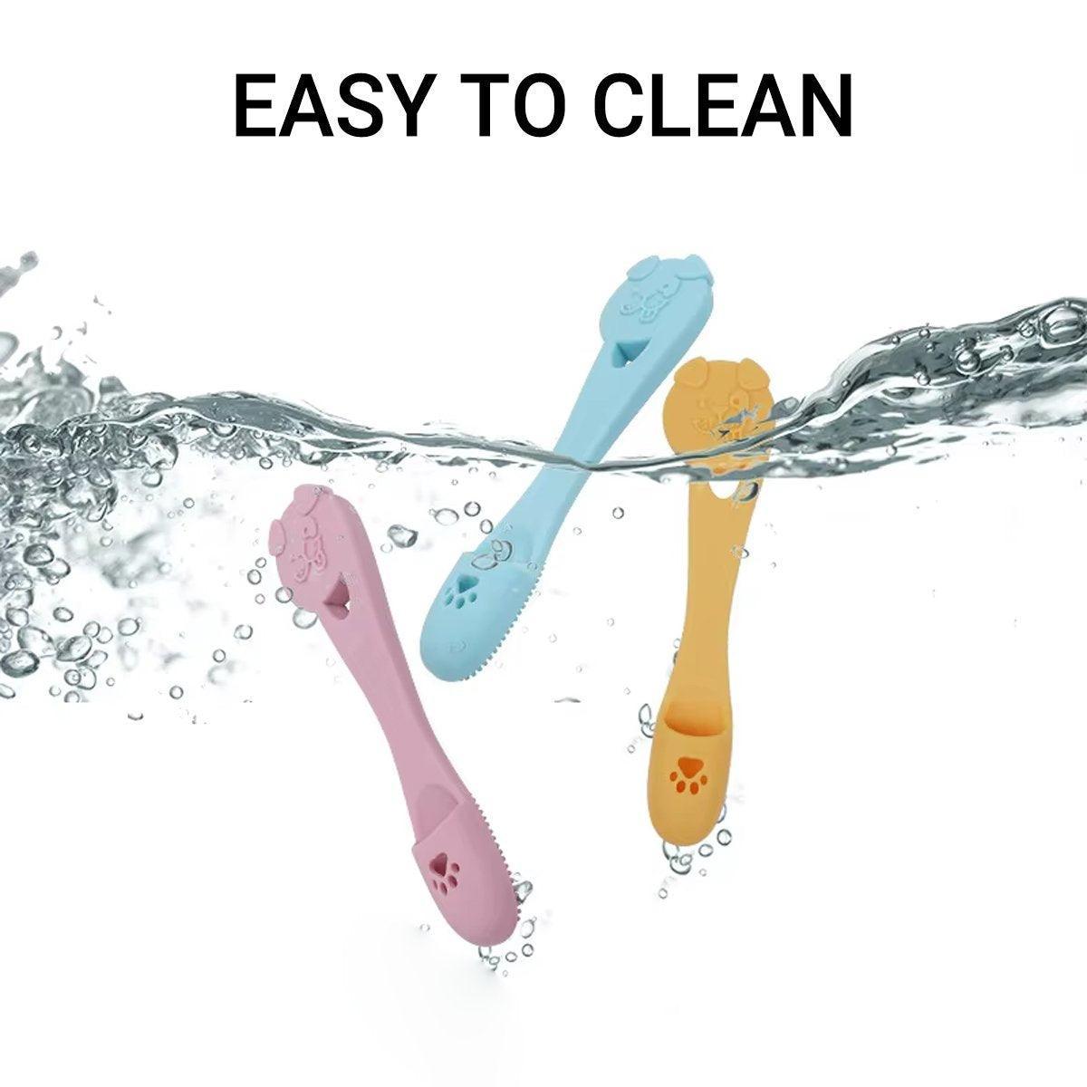 Pet Finger Toothbrush for Dog Cat Puppy Teeth Cleaning Soft Brushing Tool Care