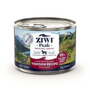 ZIWI Peak Wet Dog Food Venison | Best Wet Dog Food in Australia | 170g, 390g