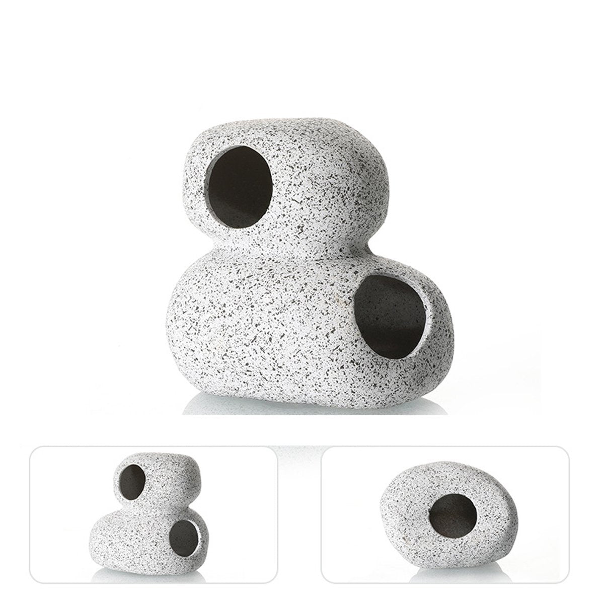 Clay Aquarium Rocks Cave Decoration Pieces Shrimp House