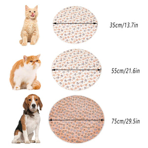 Round Waterproof Dog Pad Breathable & Non-Slip for Pets