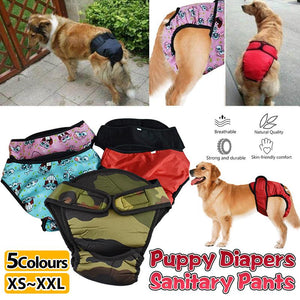 Washable Female Pet Dog Cat Nappy Diaper Physiological Pants Panties Underwear