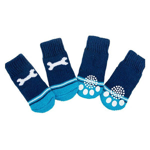 Dog Socks Non-Slip Grip Slip Anti-Skid S M L - Puppy Cat Pet Shoes Slippers