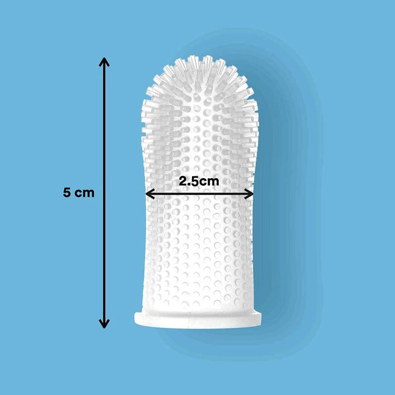 Dog Cat Super Soft Pet Finger Toothbrush Teeth Silicone Brush Care Cleaning