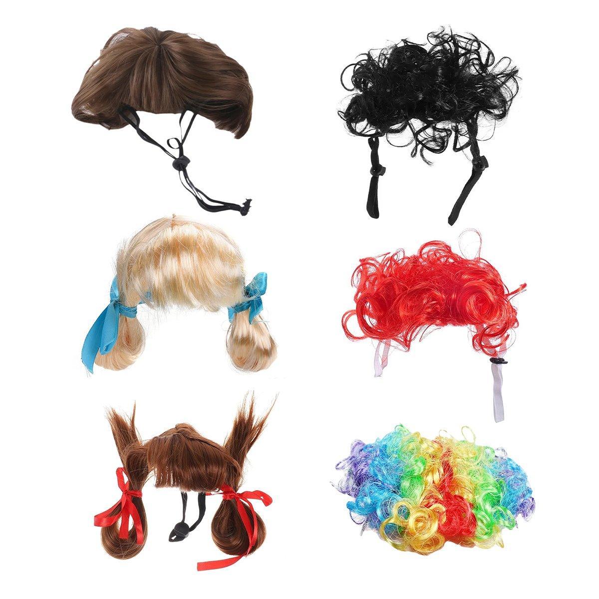 Stylish  Funny Pet Wig With Bangs Fun and Comfortable